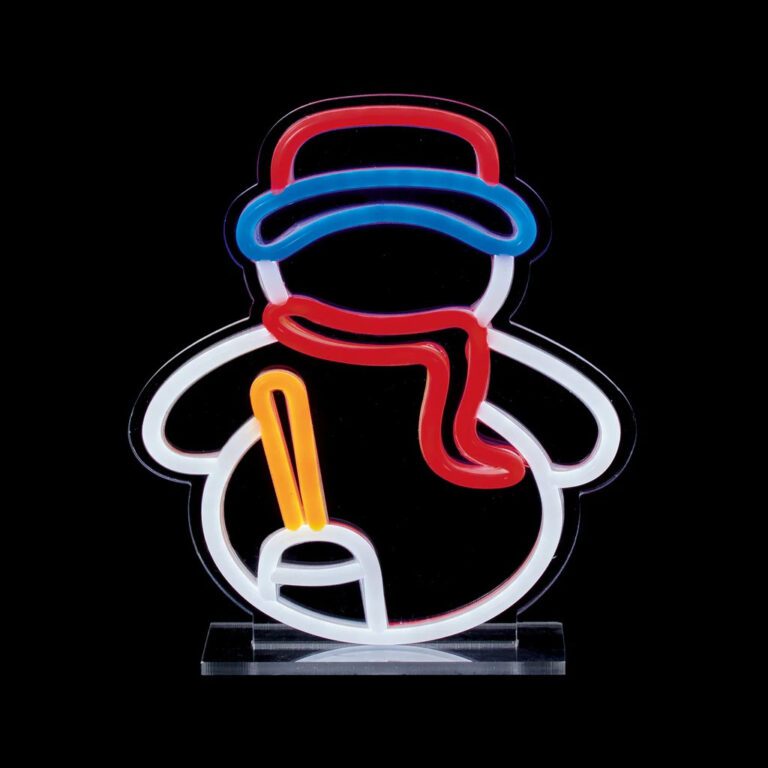 5053844445617 1 25cm Neon Snowman Christmas Light Decoration.jpg